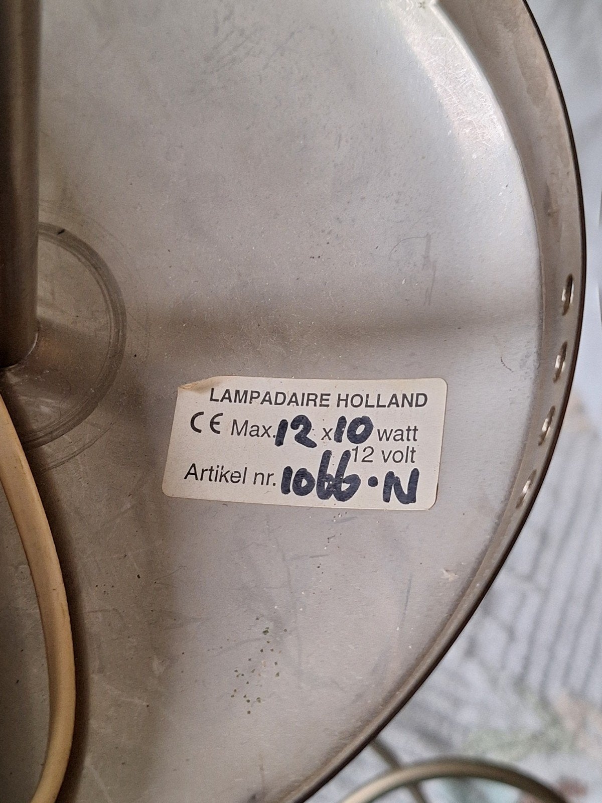 Prachtige Italiaanse design lamp, Ophalen, Zo goed als nieuw