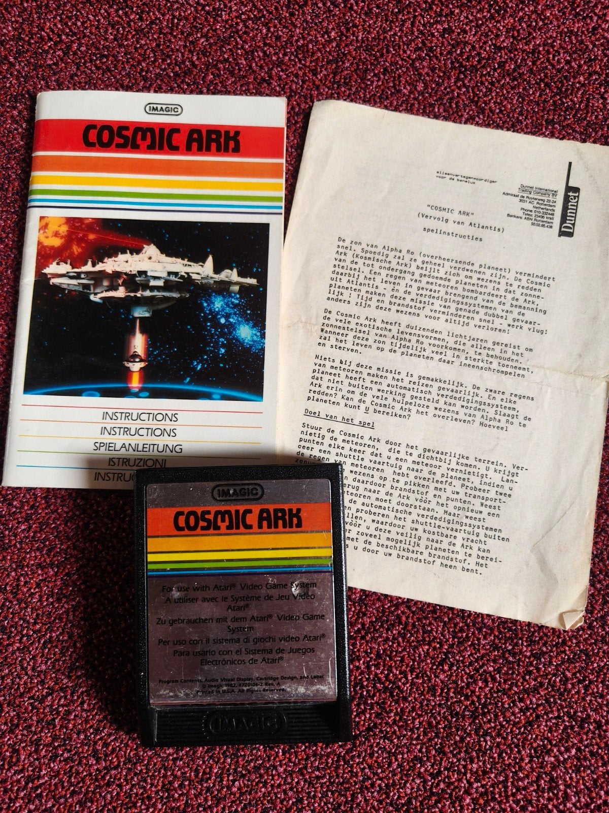 atari 2600 spel. cosmic ark, Spelcomputers en Games, Games | Atari, Avontuur en Actie, Gebruikt, 1 speler, Ophalen of Verzenden
