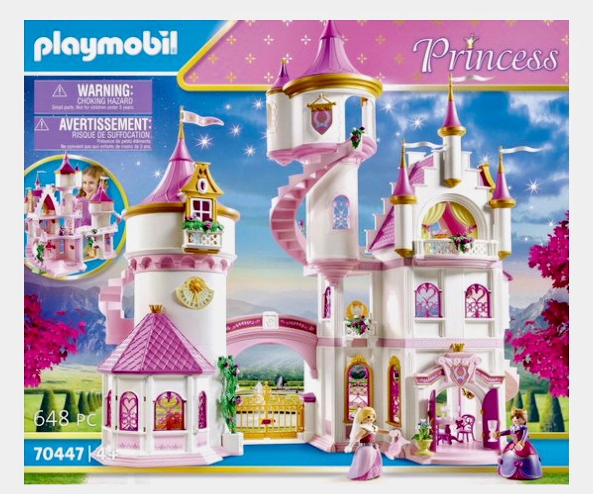 Playmobil Prinsessenkasteel groot + extra's!, Ophalen of Verzenden, Gebruikt, Poppenhuis