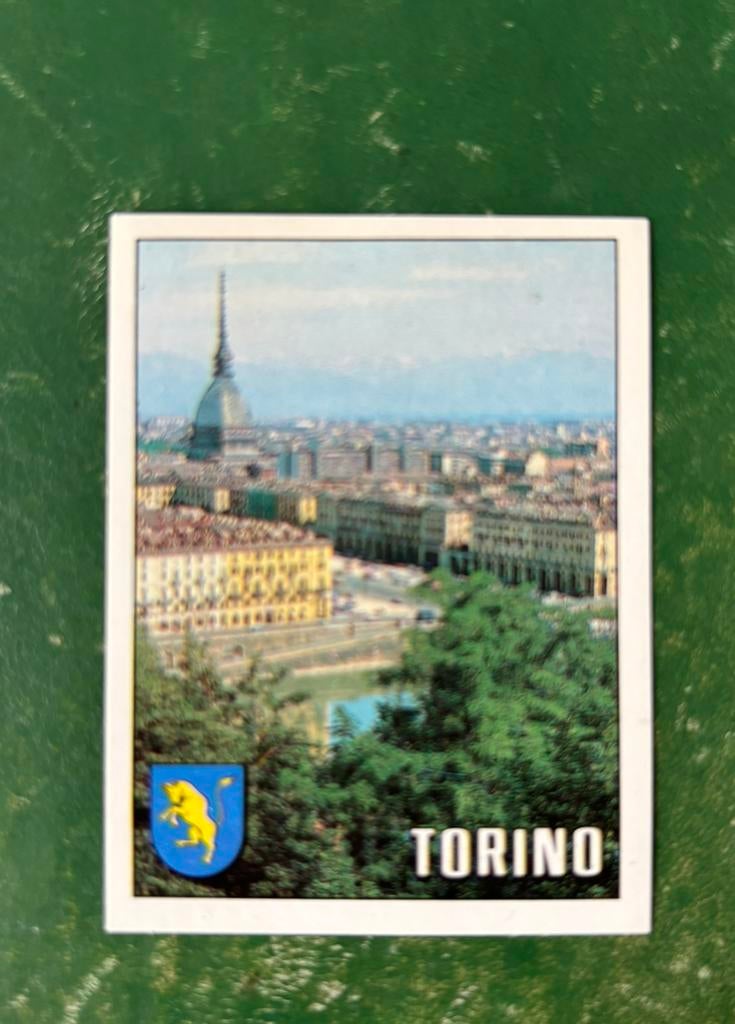 Panini plaatje stad Turijn WK 1990, Verzamelen, Sportartikelen en Voetbal, Ophalen of Verzenden, Zo goed als nieuw