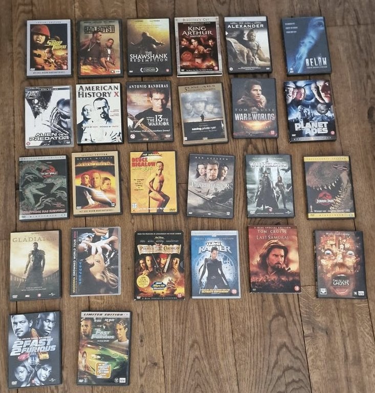 Verzameling diverse DVD en Blue Ray films, Ophalen, Avontuur, Gebruikt, Film