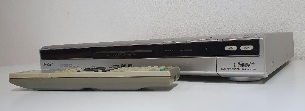 HDD/DVD Recorder - Sony RDR-HX725 (160GB), Met harddisk, Dvd-recorder, Ophalen of Verzenden, S