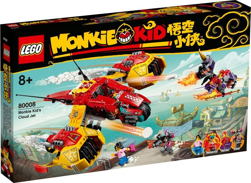 Lego Monkie Kid 80008 Monkie Kid's Cloud Jet, Overige thema's, Lego, Nieuw, Ophalen of Verzenden