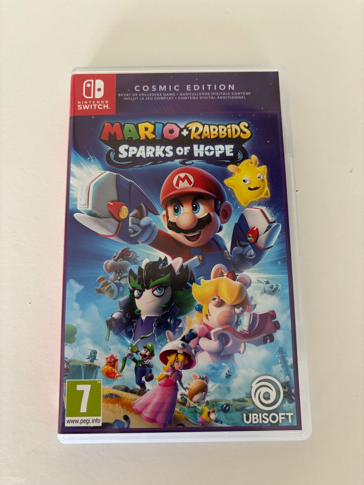 Mario + Rabbids Sparks of Hope Cosmic Edition Nintendo Switc, Avontuur en Actie, 1 speler, Ophalen of Verzenden, Zo goed als nieuw
