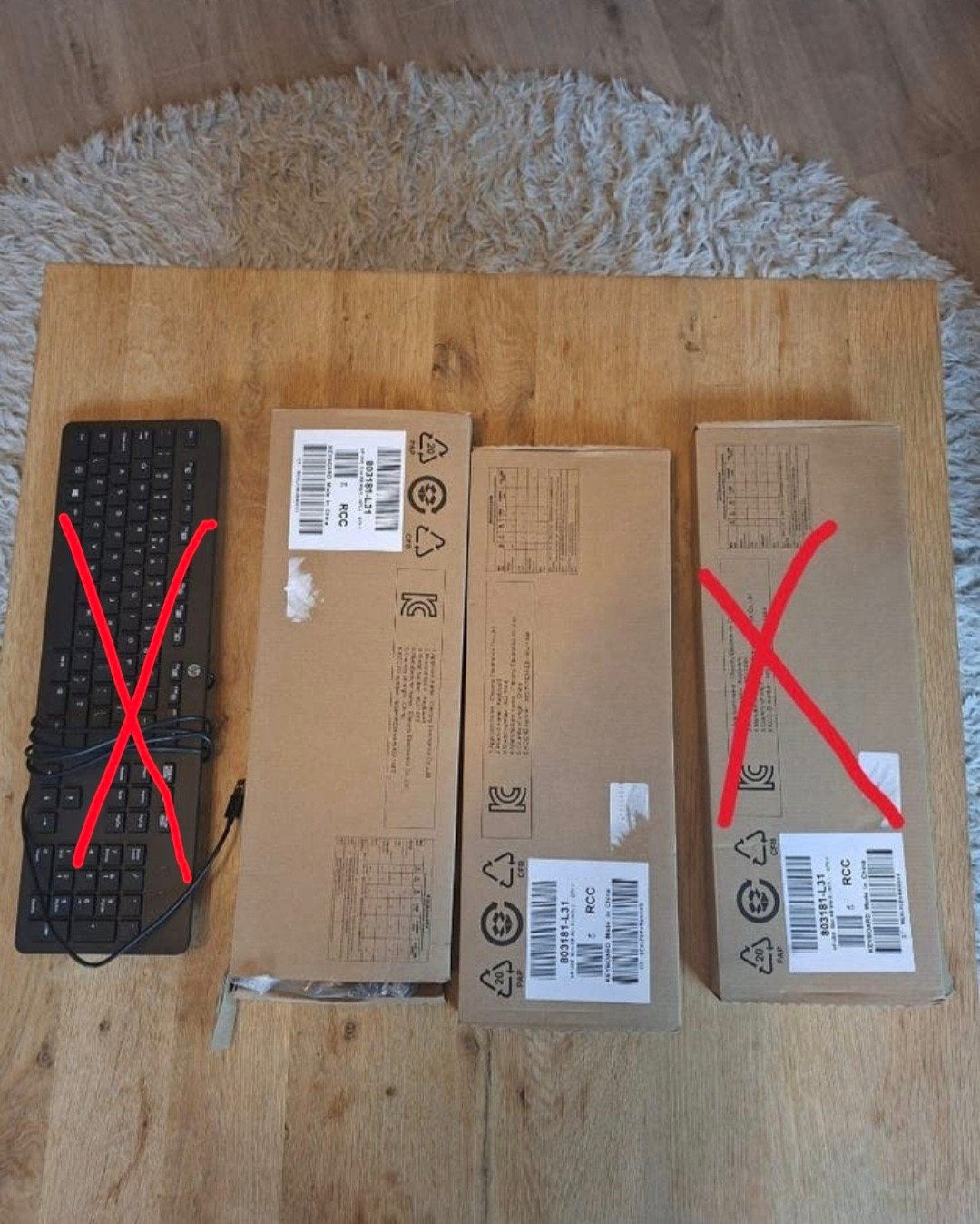 HP toetsenbord 803181-L31 USB (2x) NIEUW, Computers en Software, Toetsenborden, Nieuw, Ophalen of Verzenden, HP, Qwerty