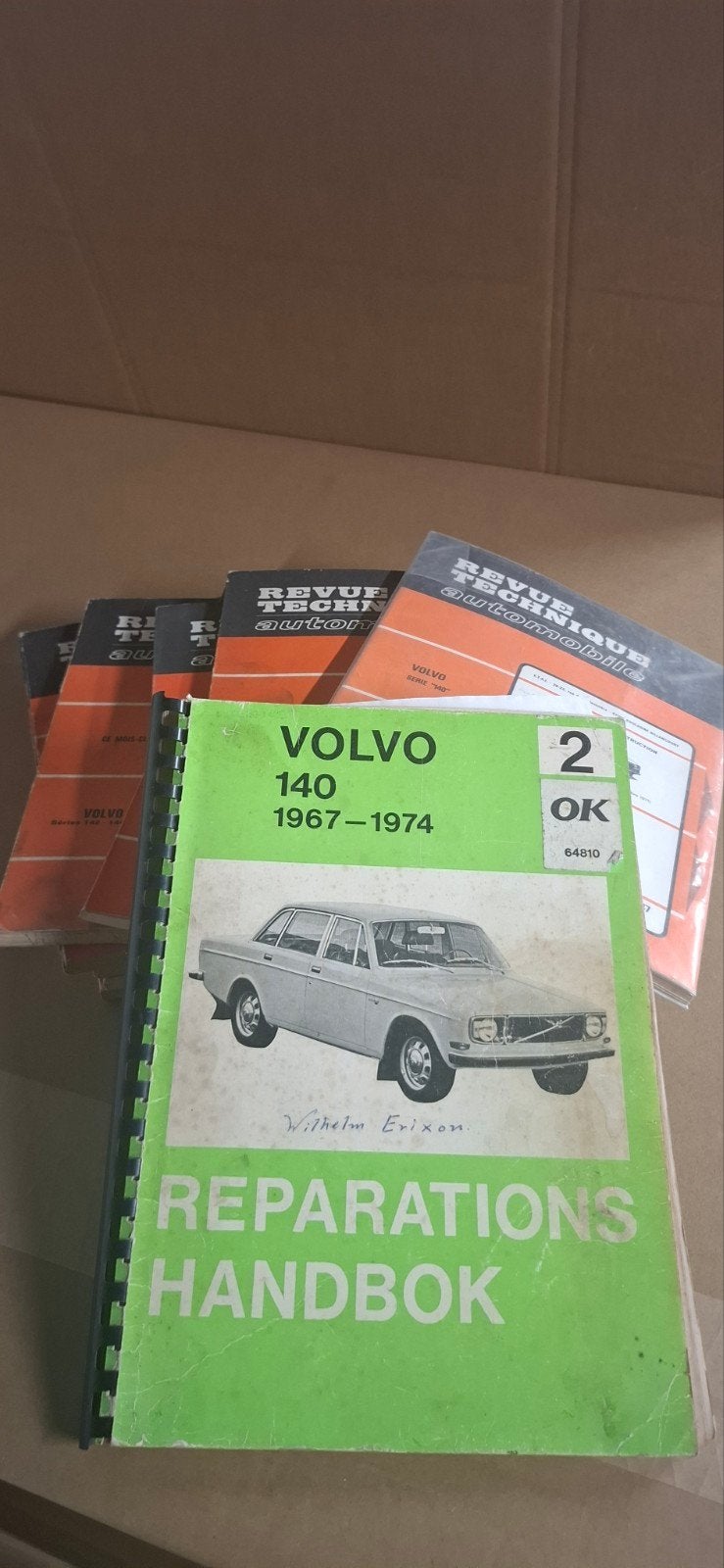 Werkplaatshandboeken Volvo 140 - 1x Zweeds, 9x Franstalig, Ophalen of Verzenden