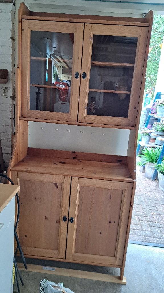 Buffetkast, Huis en Inrichting, Ophalen, Gebruikt, 200 cm of meer, Grenen