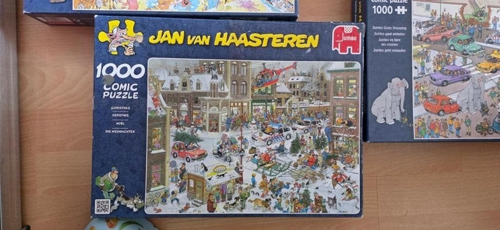 Jan van Haasteren puzzels - Gelegd en compleet, Ophalen of Verzenden