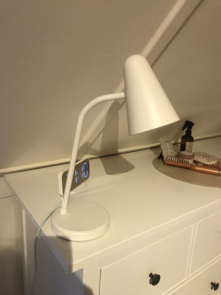 IKEA witte lamp, Huis en Inrichting, Lampen | Wandlampen, Ophalen, Gebruikt, Kunststof