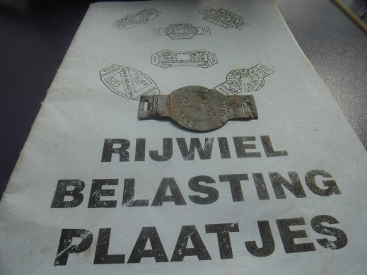 Rijwiel Plaatje 1935/36, Ophalen of Verzenden, Gebruikt, Overige materialen