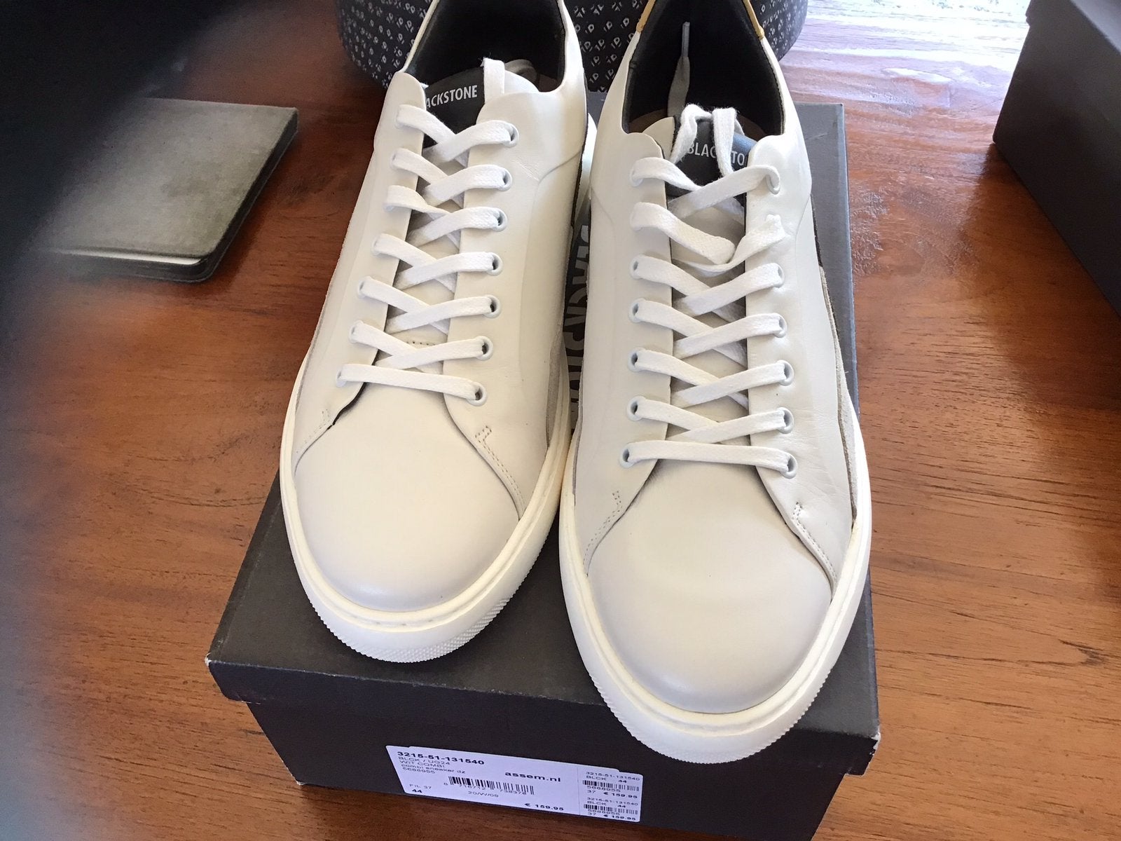 NIEUWE BLACKSTONE HEREN SNEAKERS ECRU MAAT 44, Overige kleuren, Nieuw, Ophalen of Verzenden, Sneakers of Gympen