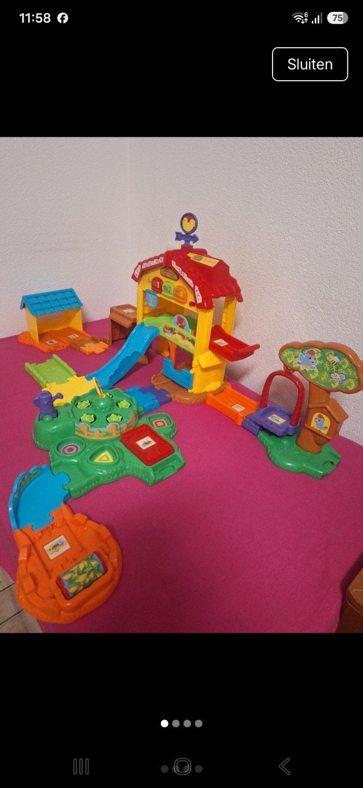 VTech Zoef Zoef Dieren Boerderij Speelset, Ophalen of Verzenden, Gebruikt, Overige typen, Met licht