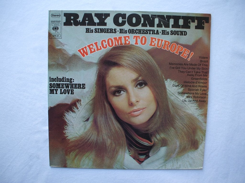 Ray Conniff - Welcome to Europe LP, Ophalen of Verzenden, Gebruikt, 12 inch, LP