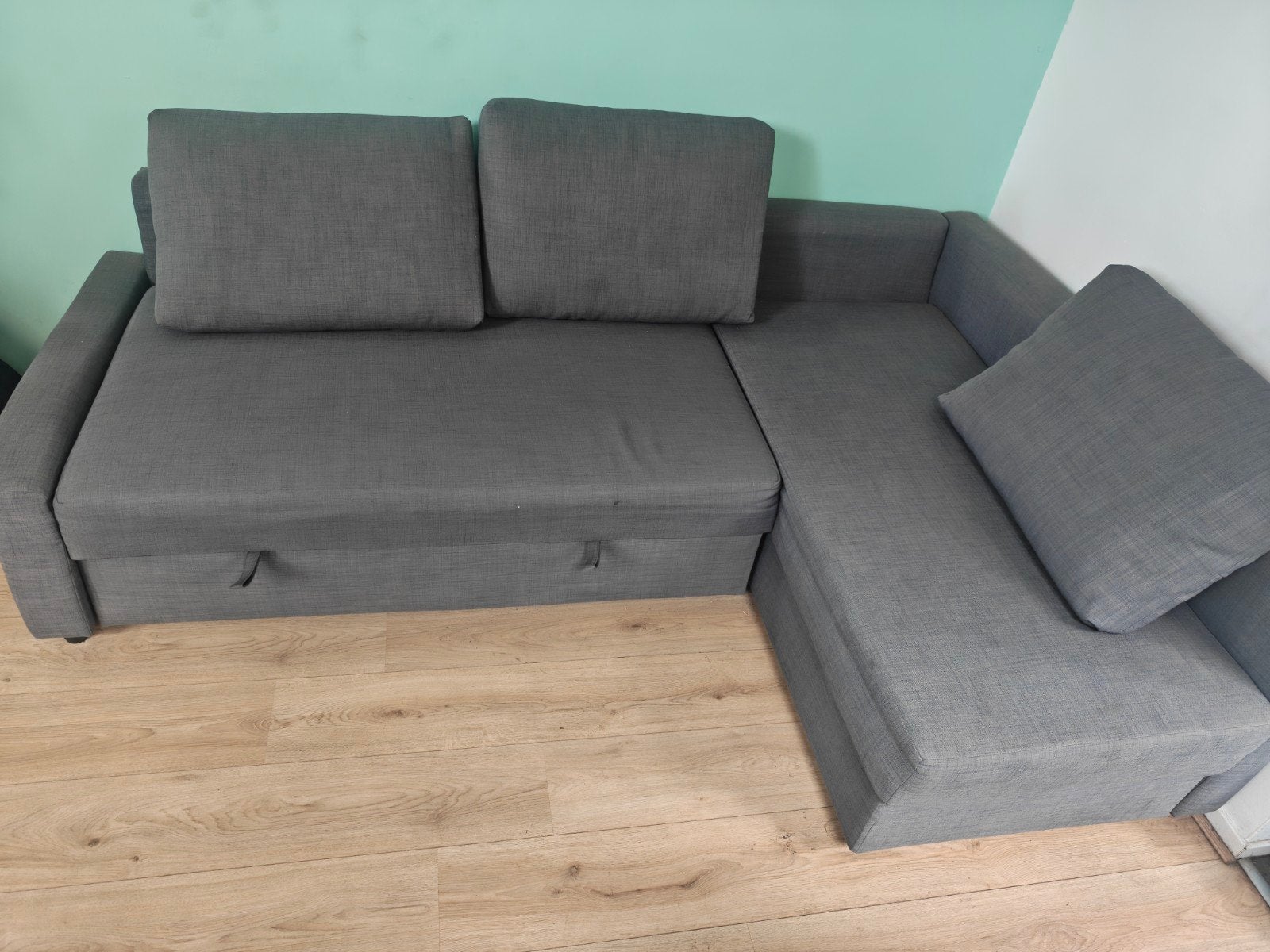 Ikea Sofa Bed, Ophalen of Verzenden, Zo goed als nieuw, Twijfelaar, 200 cm