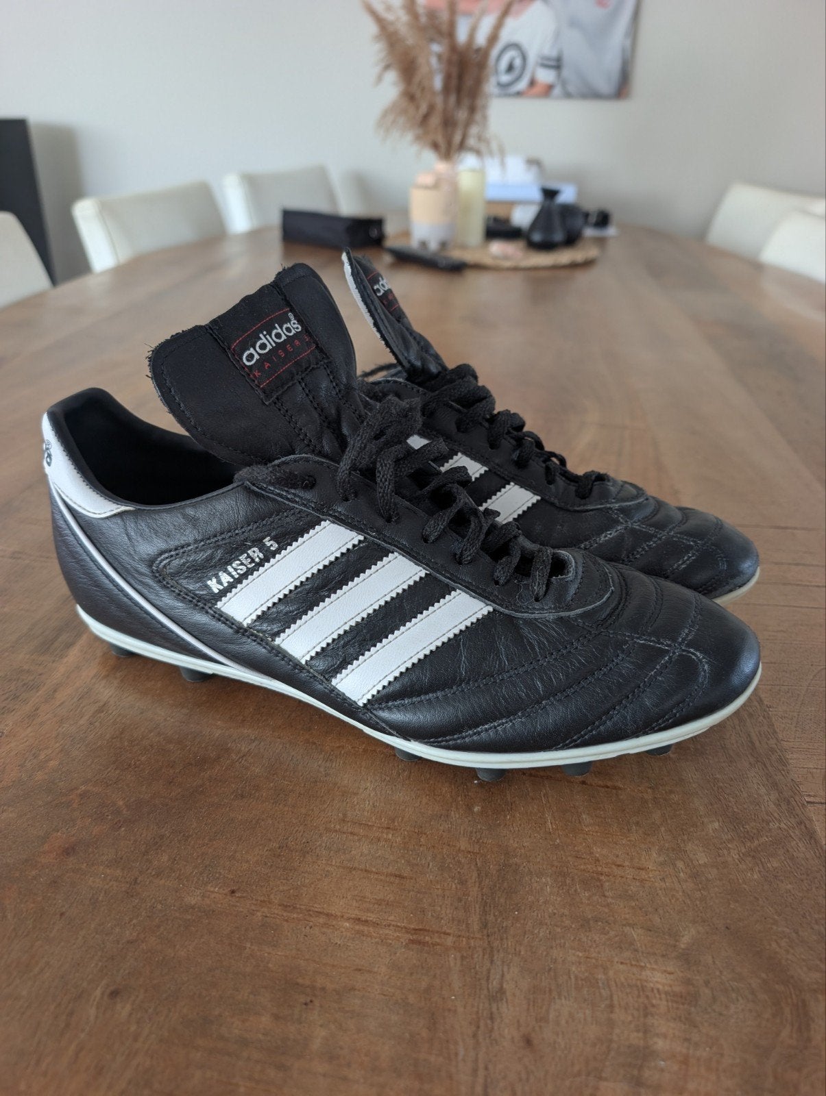 Voetbalschoenen Adidas Kaiser 5, Gebruikt, Schoenen, Maat L, Ophalen of Verzenden