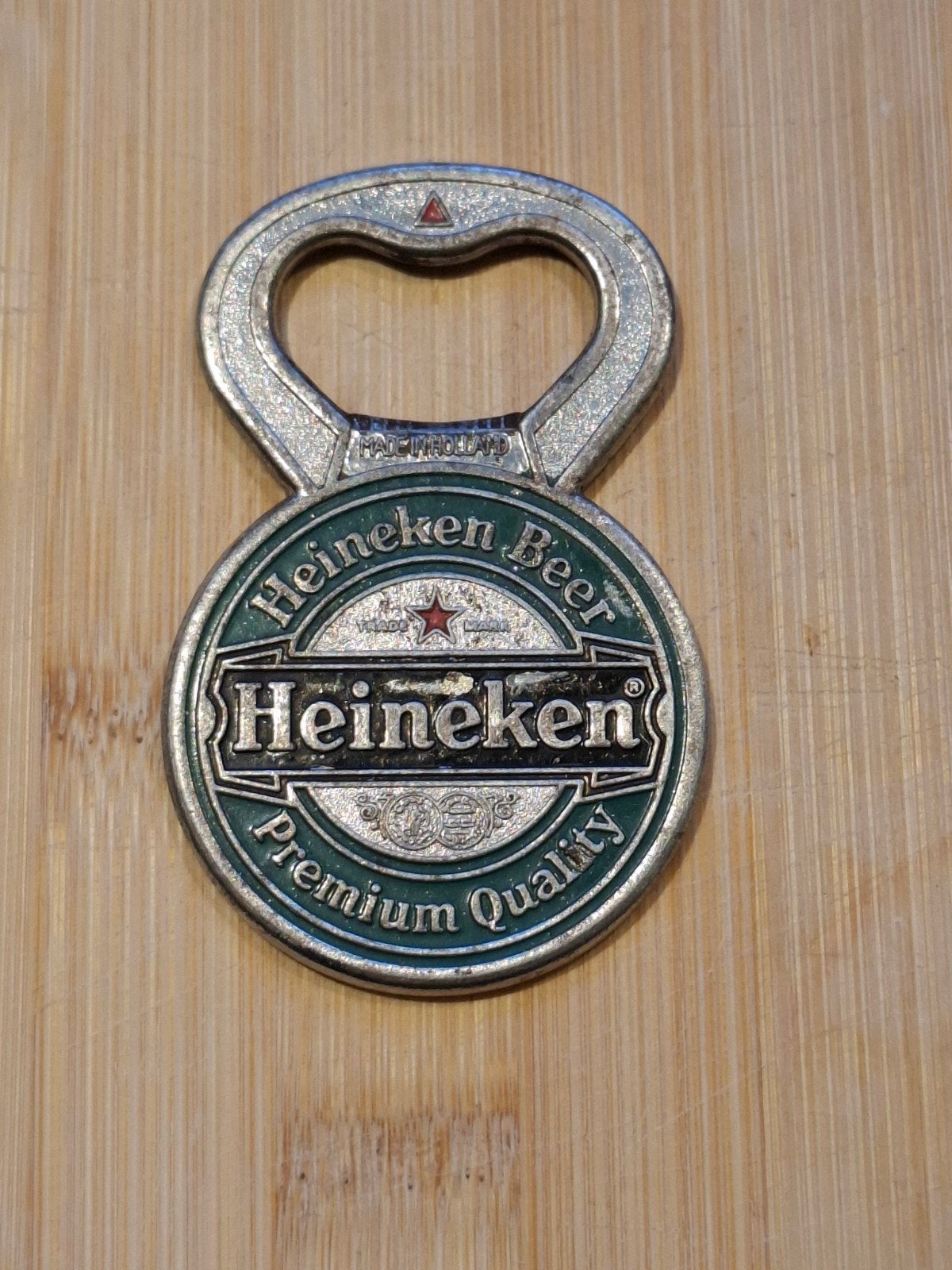 Heineken fles opener Medaille D'or, Ophalen of Verzenden, Gebruikt, Flesopener, Heineken
