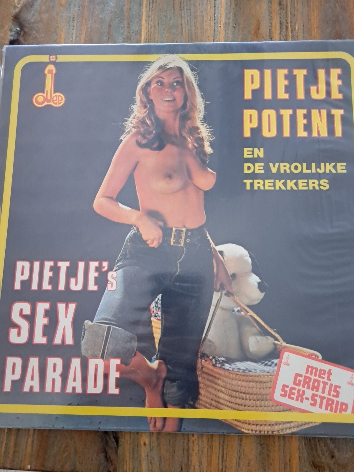 PIETJE POTENT PIRAAT LP., Ophalen of Verzenden, Zo goed als nieuw, 12 inch, Levenslied of Smartlap