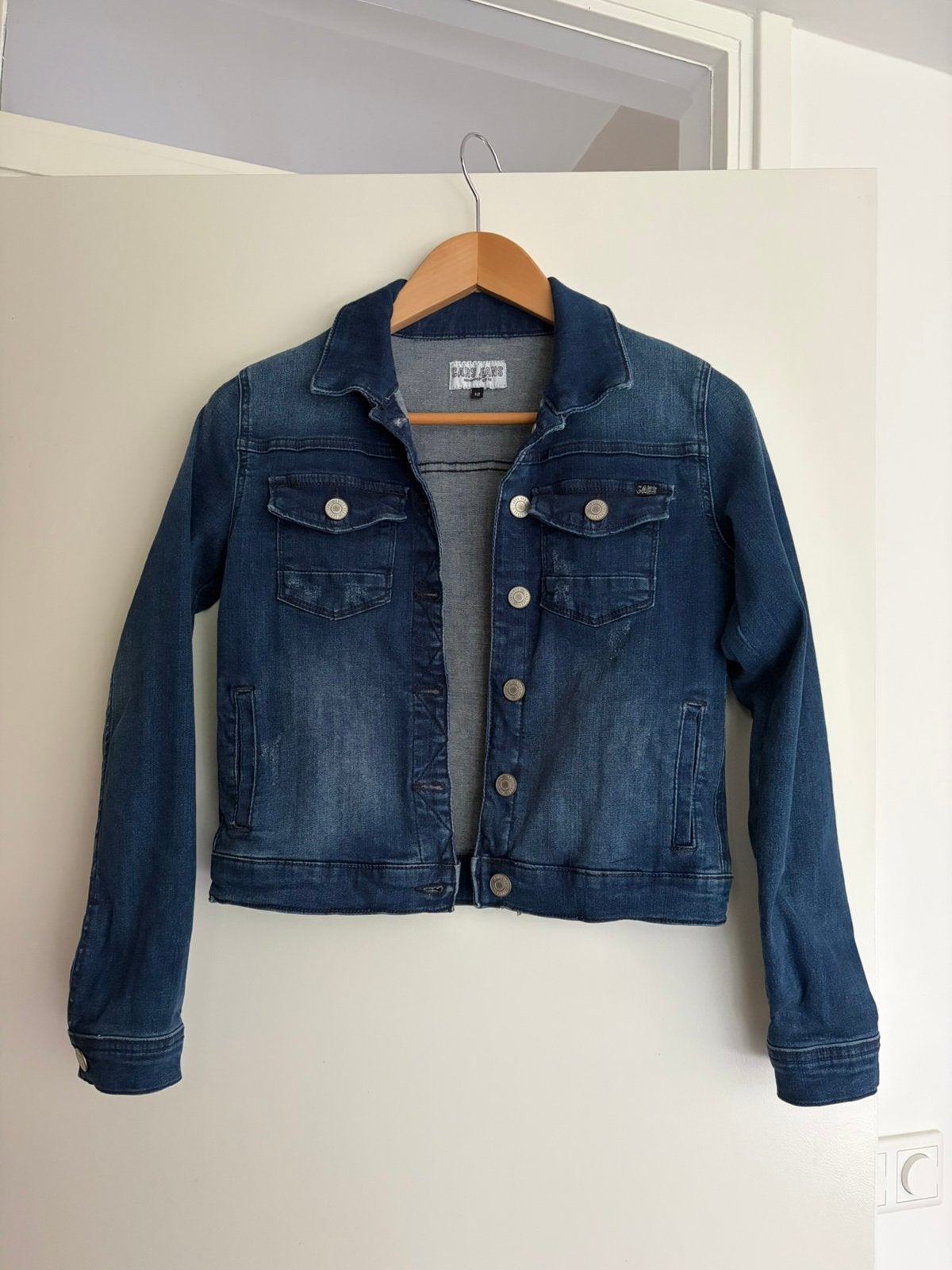 Cars jeans spijkerjas maat 12 / 152 - blauw, Kinderen en Baby's, Kinderkleding | Maat 152, Ophalen of Verzenden, Zo goed als nieuw