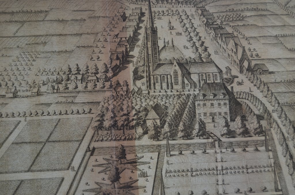 Kopergravure 'Heerlykheyt vd Nisse' Smallegange 1696 (2), 40 cm, 46 cm, Gravure, Met tekst