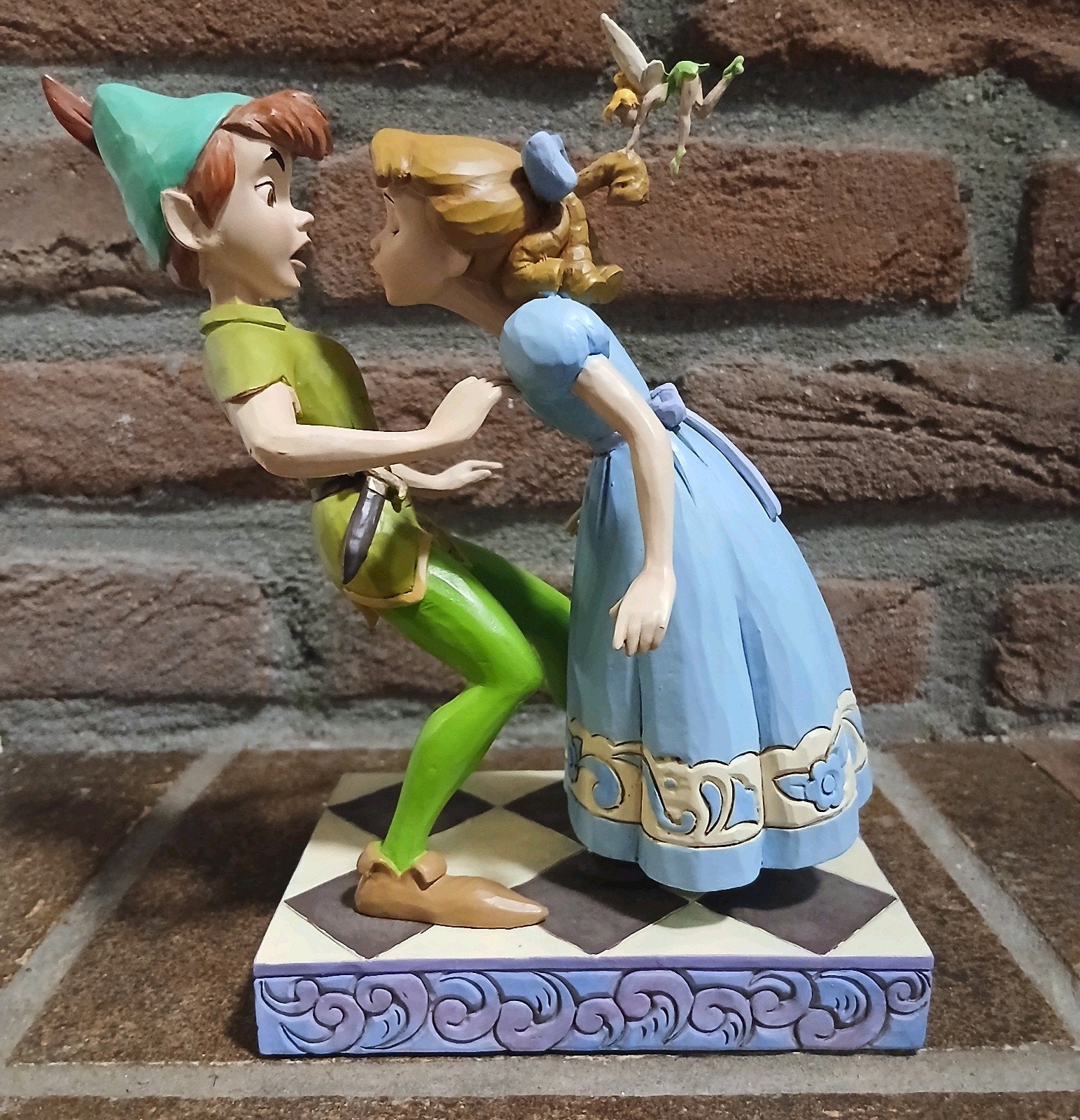 disney traditions peter pan, Ophalen of Verzenden, Peter Pan of Pinokkio, Zo goed als nieuw, Beeldje of Figuurtje