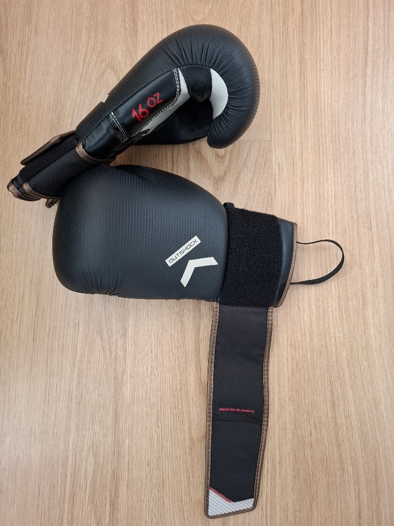 Zwarte Bokshandschoenen 16 Oz, Ophalen, Zo goed als nieuw, Bokshandschoenen