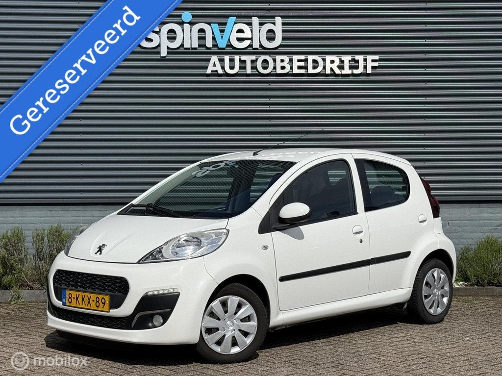 Peugeot 107 1.0 Active - Led - Airco - Dealer onderhouden -, Voorwielaandrijving, Euro 5, Gebruikt, 4 stoelen