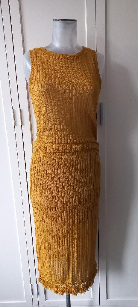 Costes set: rok + top maat XS Nieuw, Geel, Nieuw, Ophalen of Verzenden, Costes