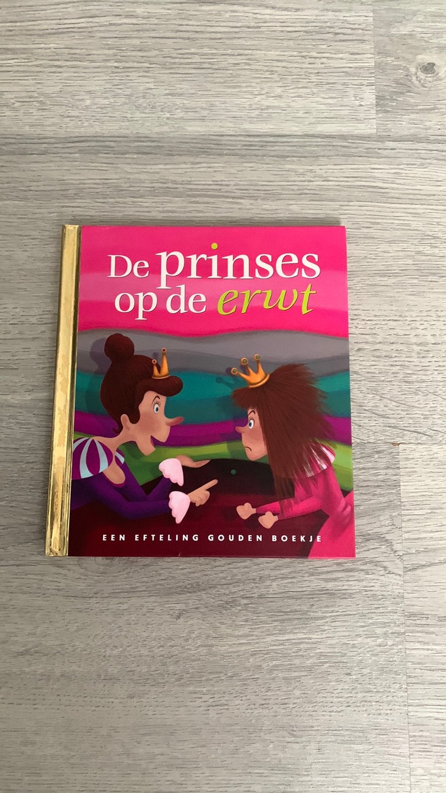 Efteling gouden boekje - De Prinses op de erwt, Ophalen of Verzenden, Zo goed als nieuw