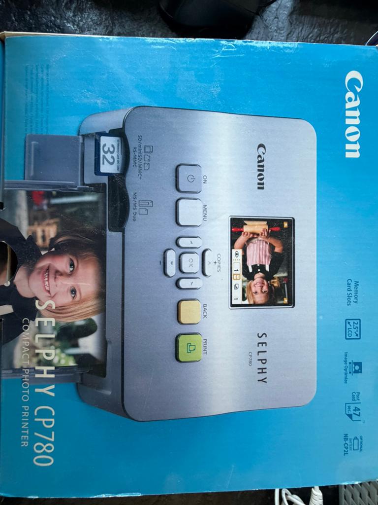 Canon Selphy CP780 Compacte Fotoprinter met extra’s, Gebruikt, Fotoprinter, Kleur printen, Ophalen of Verzenden