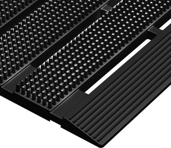 Buiten Deurmat 61x91 cm – Zwart – TPE – Anti-Slip, Tuin en Terras, Rubber, Ophalen of Verzenden, Nijverheidscentrum 44, Opruimdeals