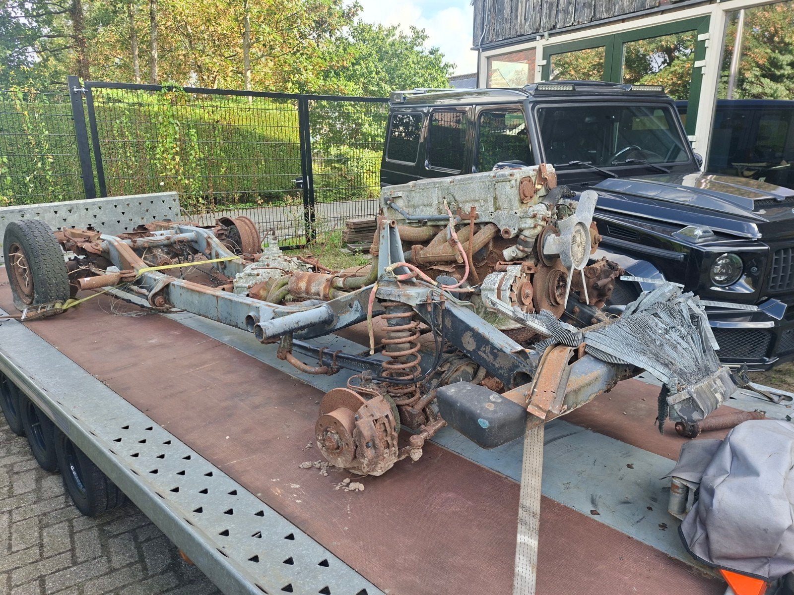 Mercedes-Benz G-klasse 280GE chassis met NL geel kenteken, Mercedes-Benz, Info@g-wagen.nl, Ophalen of Verzenden, Stuttgart