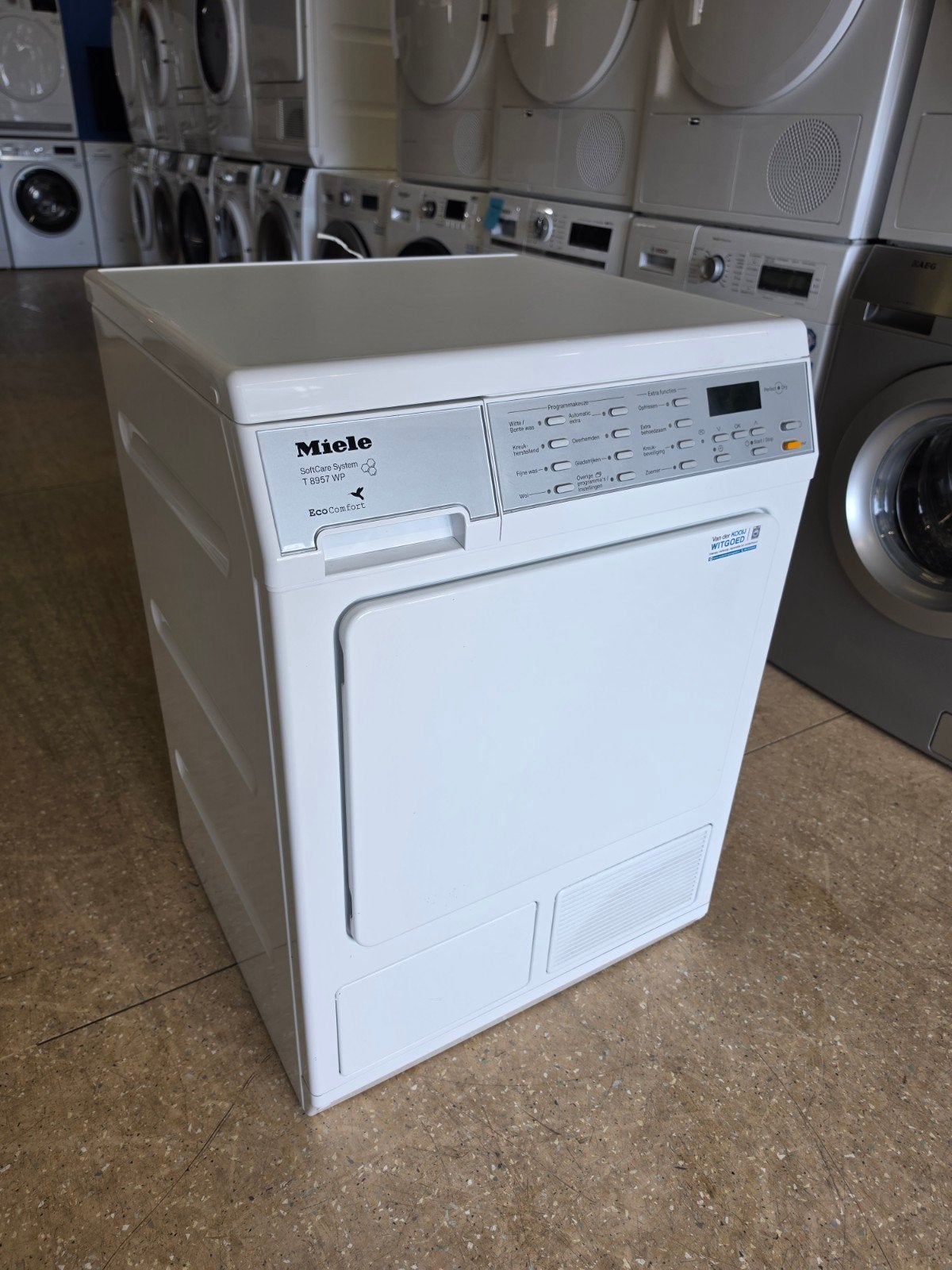 Miele T 8957 Softcare warmtepompdroger | Gratis thuis 🚚✅️, Jirnsum, Overige typen, 8 tot 10 kg, Ophalen of Verzenden