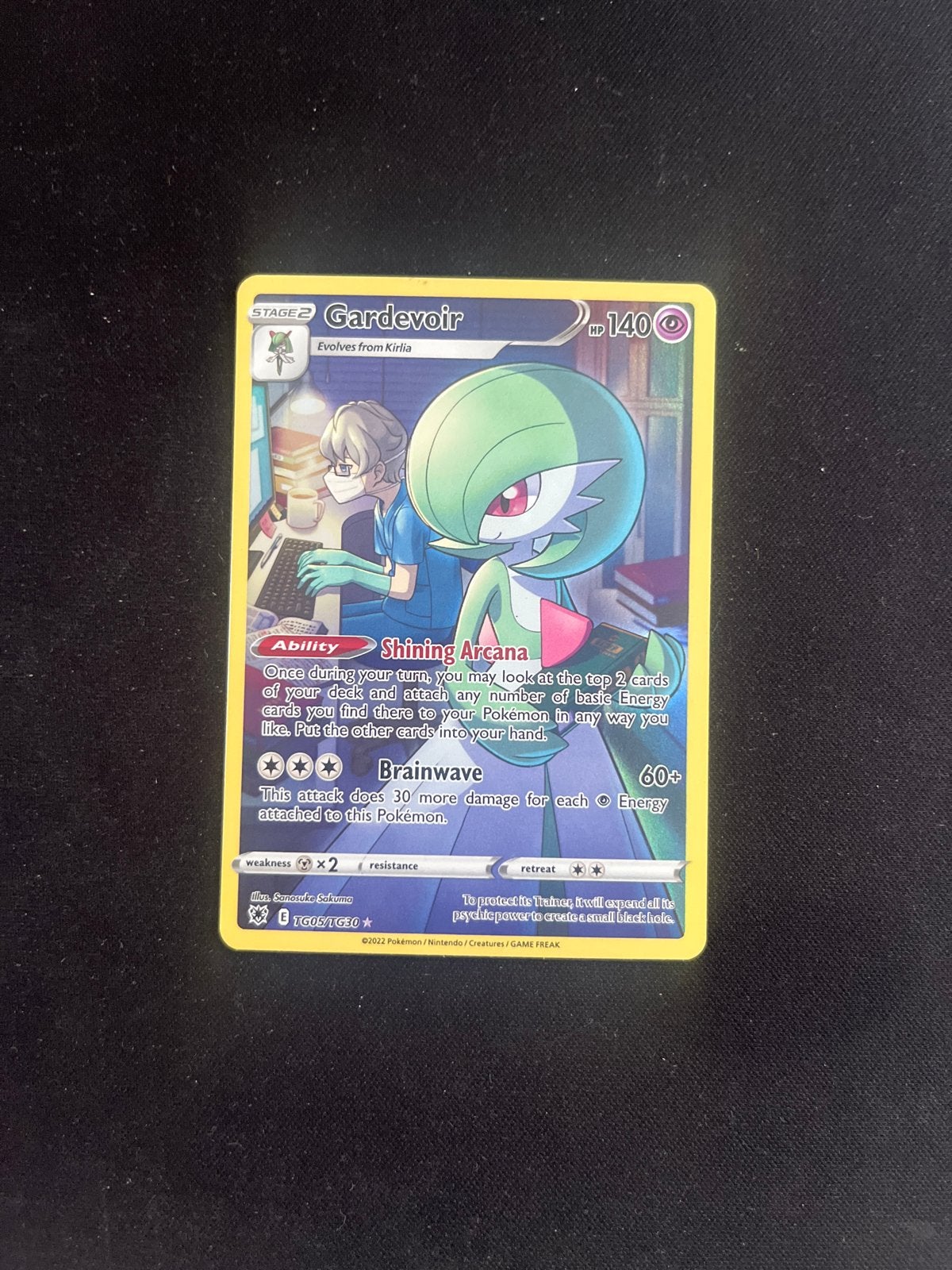Gardevoir 130/160 Shining Arcana Pokémon Kaart, Ophalen of Verzenden, Zo goed als nieuw, Losse kaart