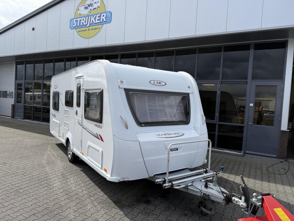 LMC Musica 490 E 2 Aparte bedden 90X210cm + Rondzit Mover..., Caravans en Kamperen, Lengtebed, Bedrijf, Treinzit, 4 tot 5 meter