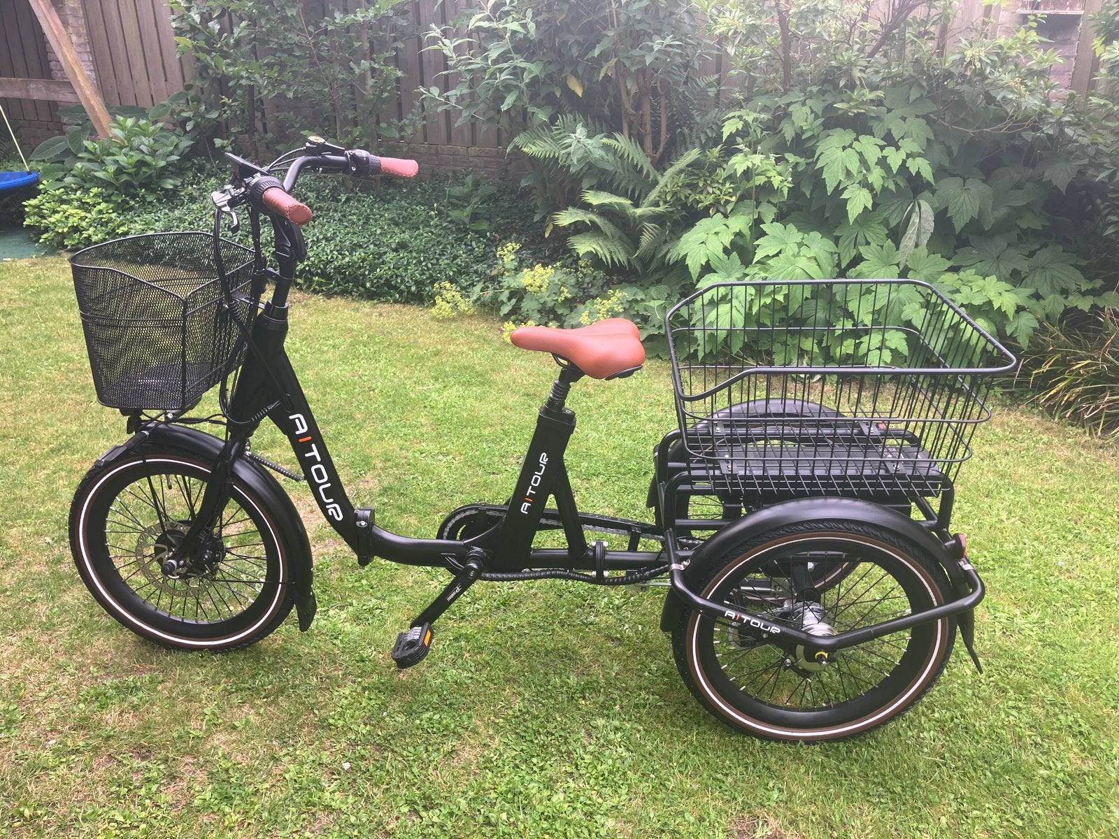 AITour Trike - Heal Mini, elektrische driewieler met manden, Ophalen of Verzenden, Zo goed als nieuw, Schijfrem