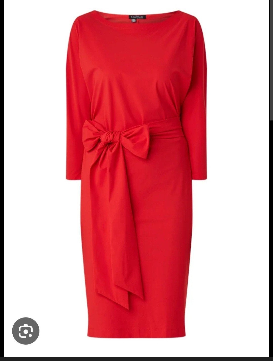 Mooie rode jurk ladress la dress caroline xl, Verzenden, Maat 46/48 (XL) of groter, Zo goed als nieuw, LaDress