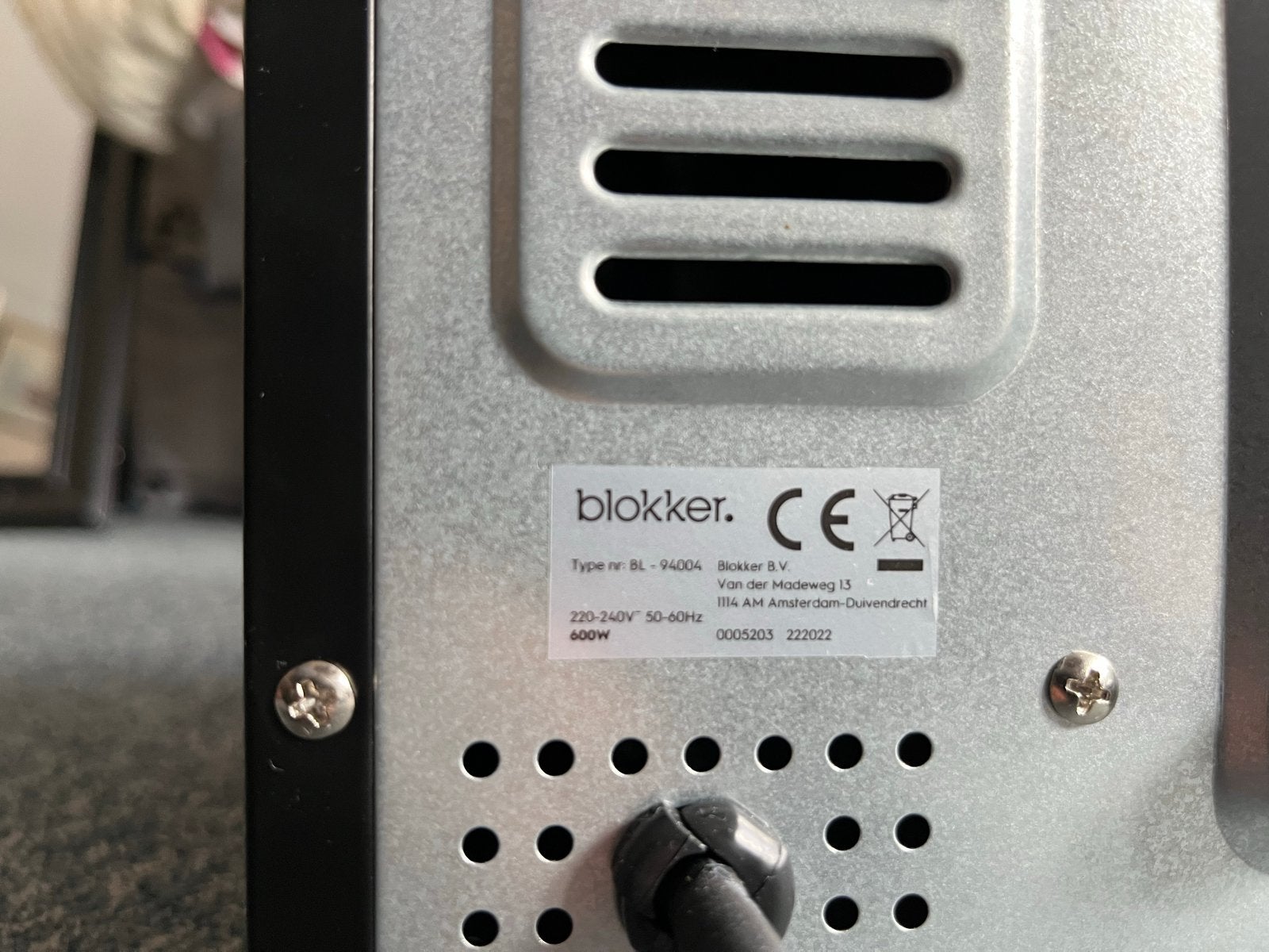 Blokker Mini-oven BL-9400A - Compact en Handig, Ophalen, Minder dan 45 cm, Vrijstaand, Mini-oven