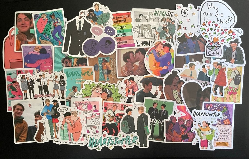 Heartstopper Netflix serie stickers, Verzenden, Nieuw, Meerdere stickers