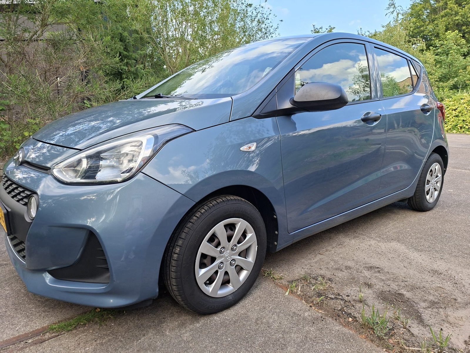 Hyundai i10 1.0i 66pk 2017 Blauw, Auto's, Hyundai, Voorwielaandrijving, 31 €/maand, Origineel Nederlands, Handgeschakeld