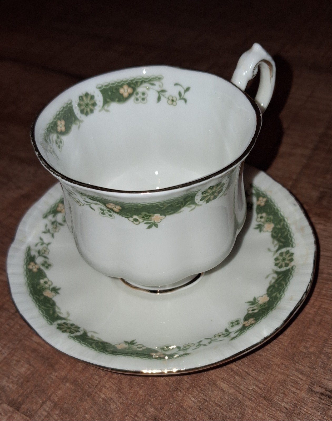 Vintage Paragon Lynwood Theekop +  Schotel - Fine Bone China, Ophalen of Verzenden