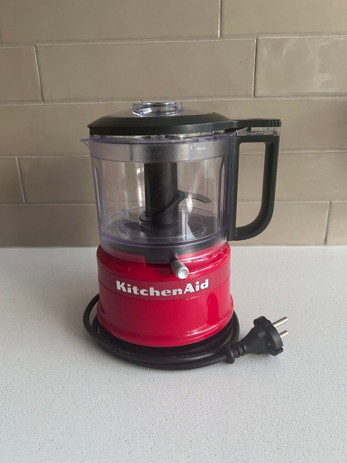 KitchenAid hakmolen keizerrood, Witgoed en Apparatuur, Keukenmixers, Minder dan 1 liter, Ophalen, Zo goed als nieuw, 3 snelheden of meer