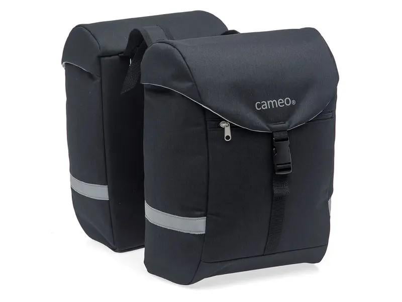 Cameo dubbele fietstas Bag black 28L, Ophalen, Nieuw