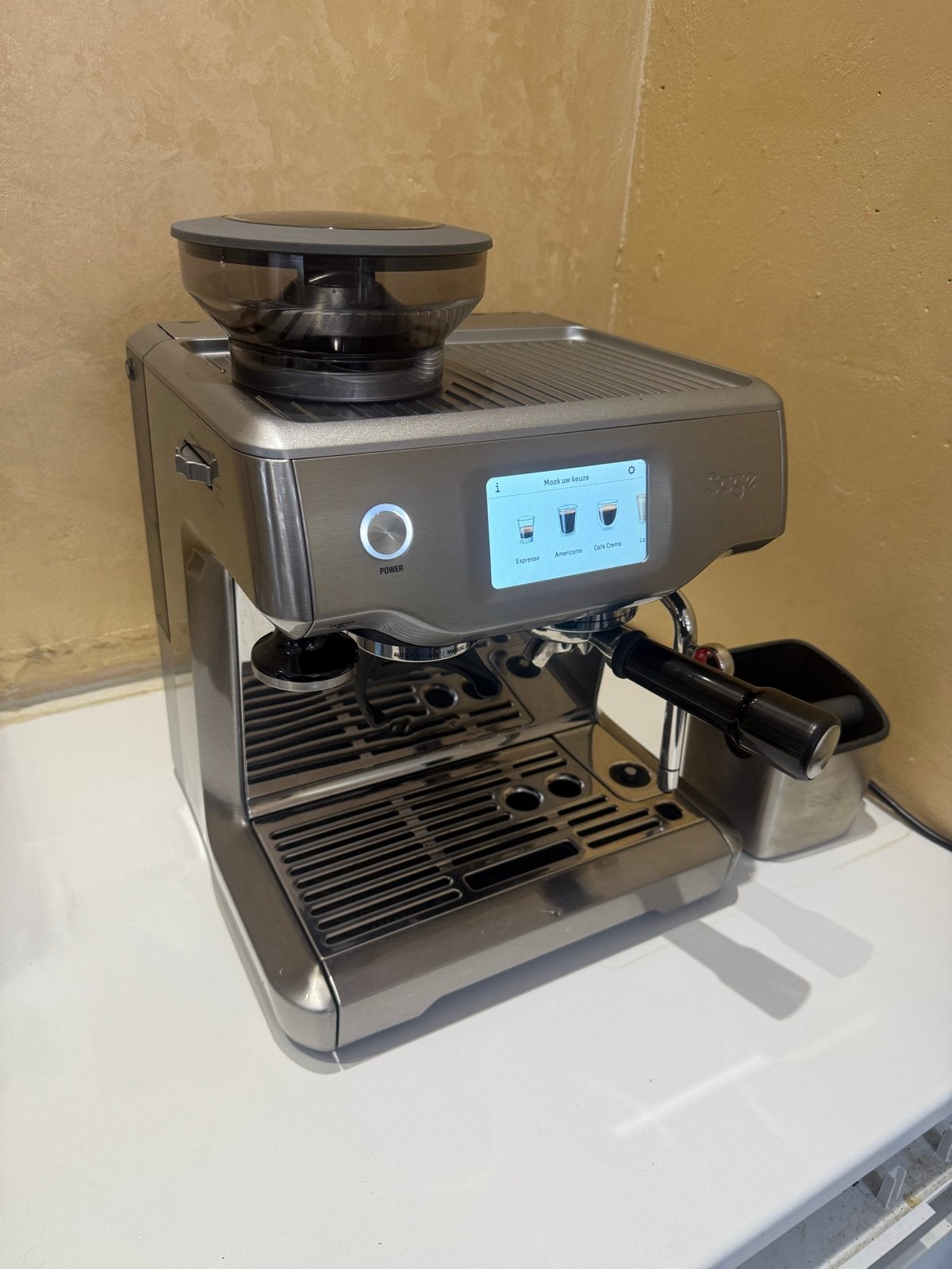 Sage Barista Touch Espresso Machine - Zo goed als nieuw, Pro, Afneembaar waterreservoir, Espresso apparaat, Zo goed als nieuw
