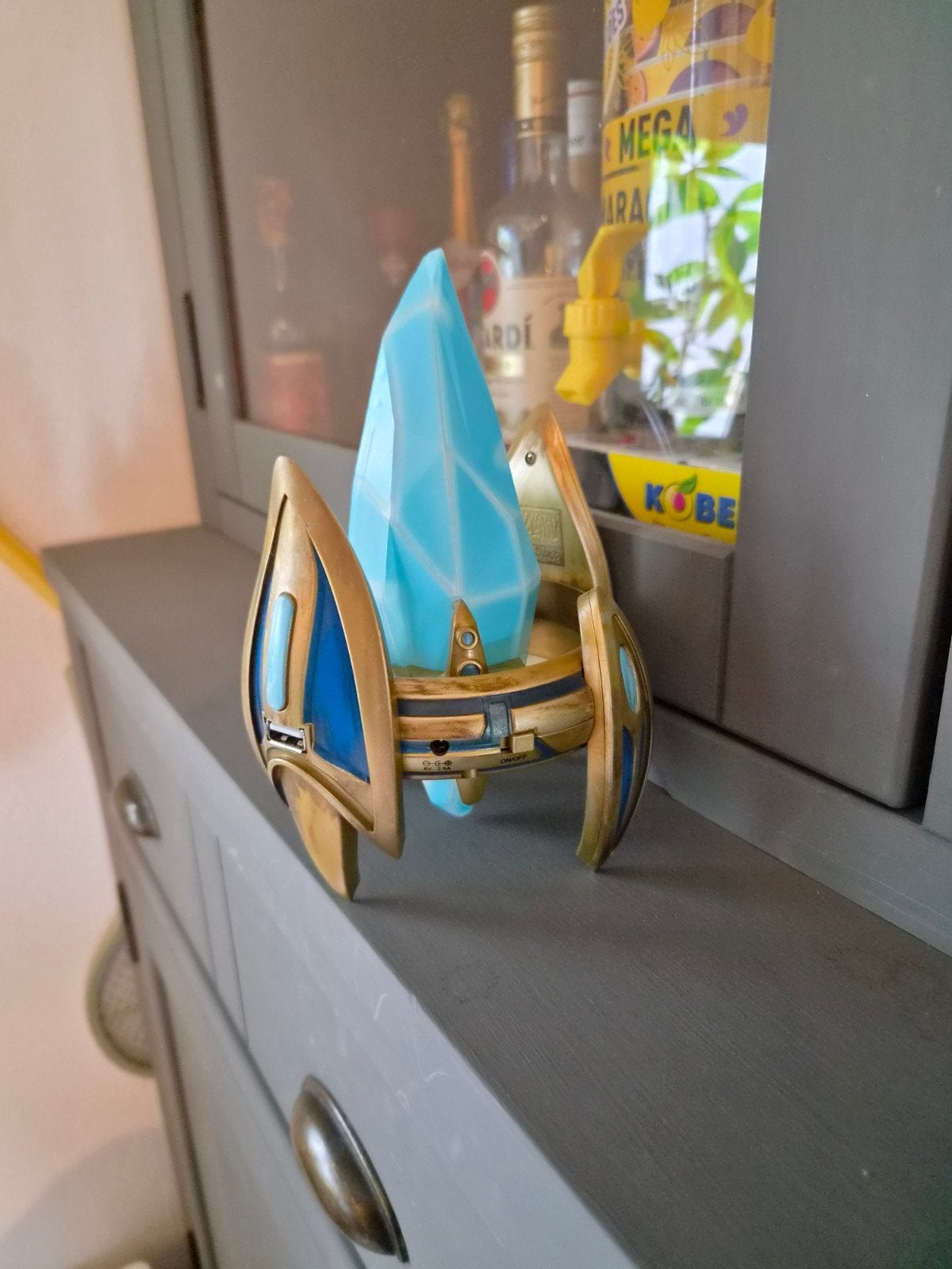 ThinkGeek Pylon Lamp - Starcraft II Protoss Pylon Replica, Ophalen, Gebruikt, Kunststof, Meerkleurig