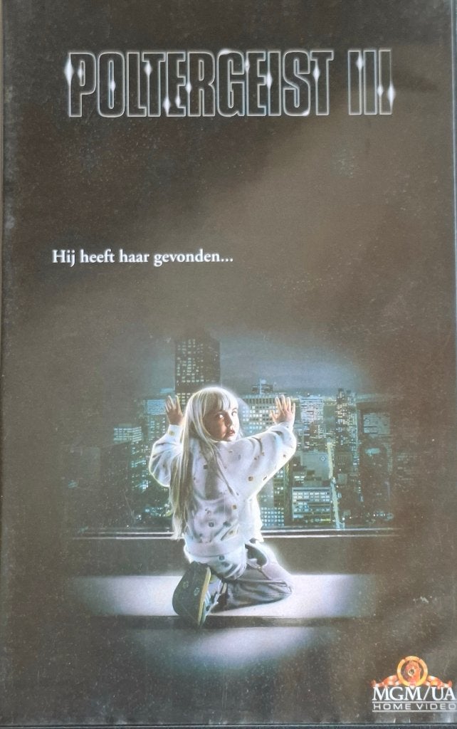 Poltergeist III - VHS - MGM/UA #51250, Horror, Nederlands ondertiteld, Engels, Vanaf 16 jaar