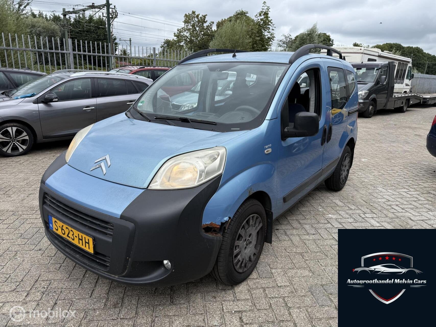 Citroen Nemo combi 1.4 Multispace Diesel 5 Persoons Airco !, Auto's, Citroën, Voorwielaandrijving, Zwart, 4 cilinders, 68 pk