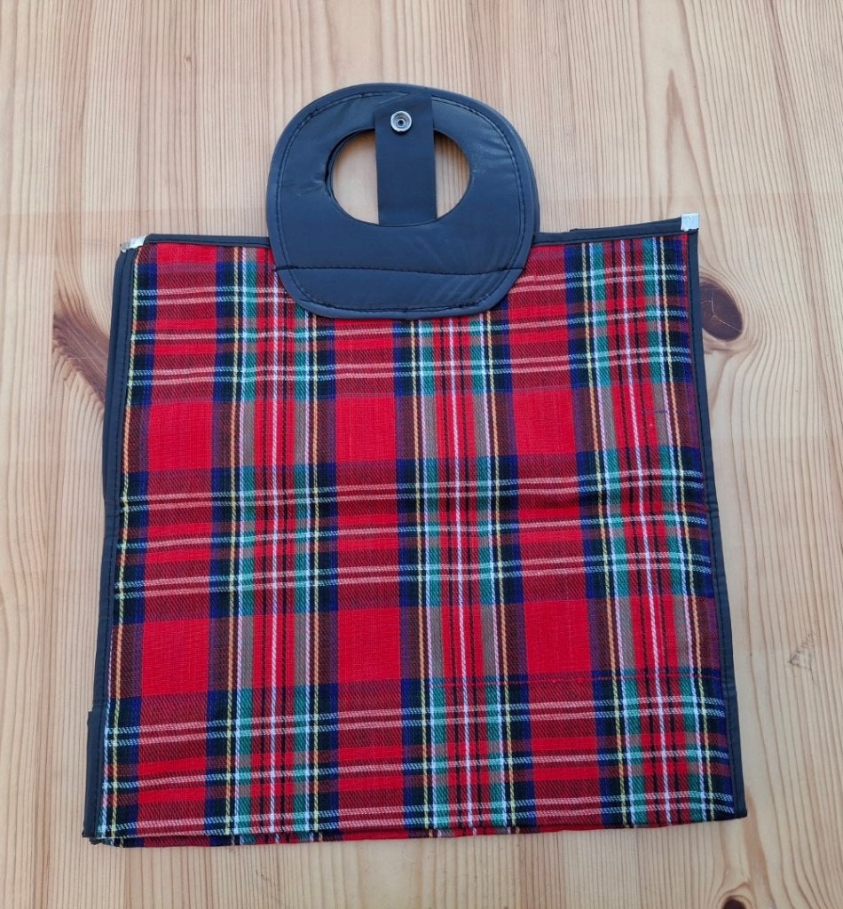 Geruite boodschappentas tas, Ophalen of Verzenden, Shopper