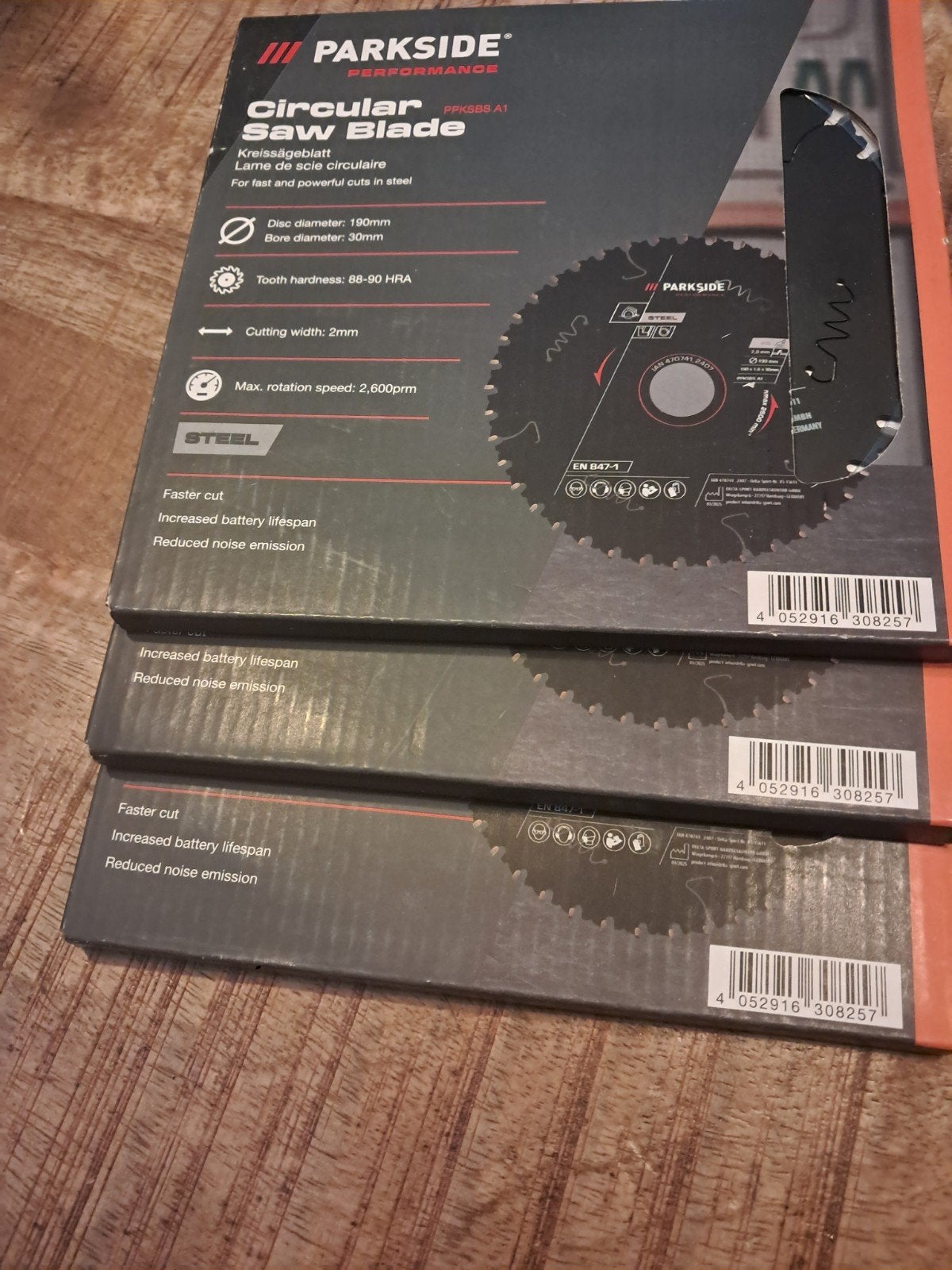 Parkside Cirkelzaagblad PPKBS A1 - 190mm voor staal, Ophalen of Verzenden, Nieuw, Cirkelzaag, Parkside