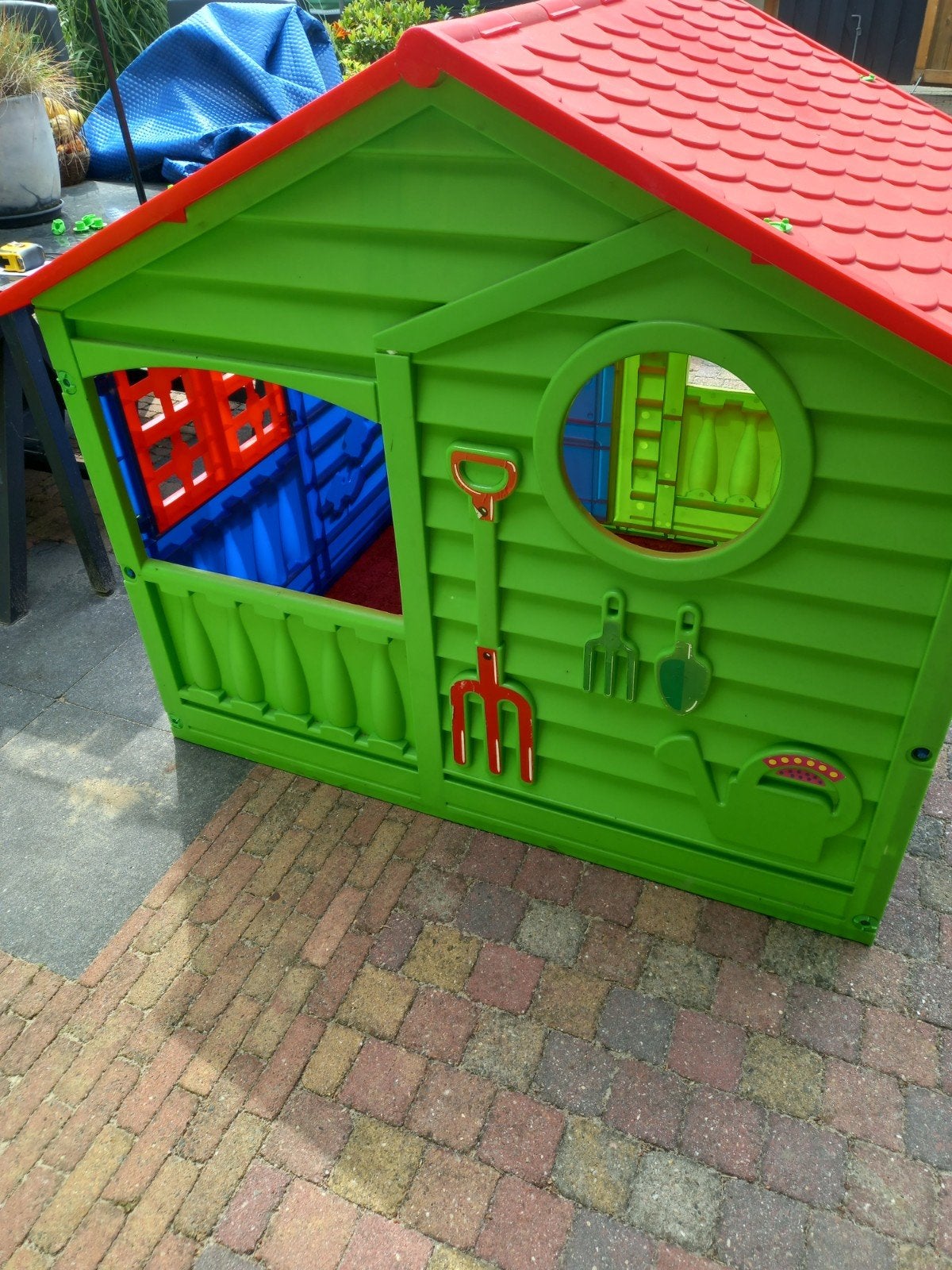 Speelhuisje, Ophalen, Gebruikt, Hout