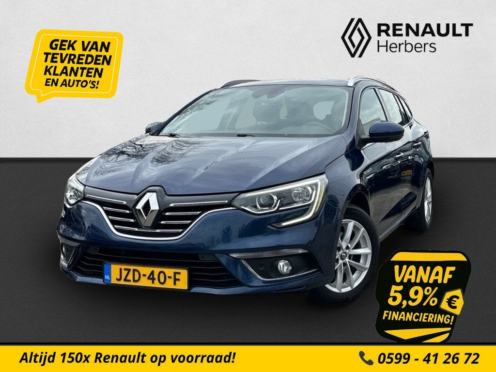 Renault Mégane Estate 1.3 TCe Zen CAMERA / PDC V&A / CRUISE, Voorwielaandrijving, Gebruikt, 680 kg, 4 cilinders